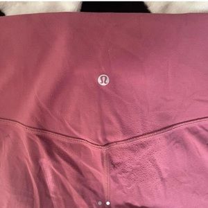 rose pink lululemon align leggings